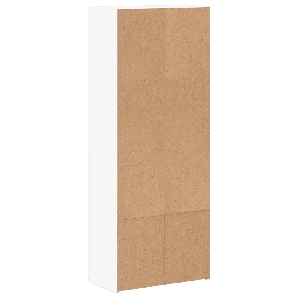 Schedario Bianco 60x32x153 cm in Truciolato