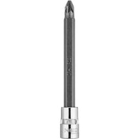 Topex 10-338 inserto giravite pz pz2 su bussola 1/4, lungo, 37mm