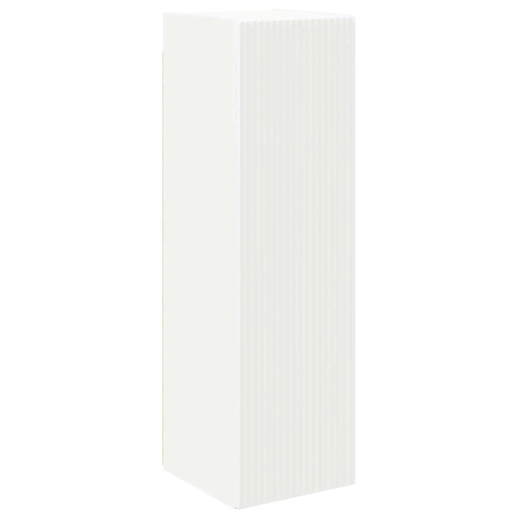 Set di Mobiletto da TV a Parete Montaggio a parete 6 pcs Bianco 3408952