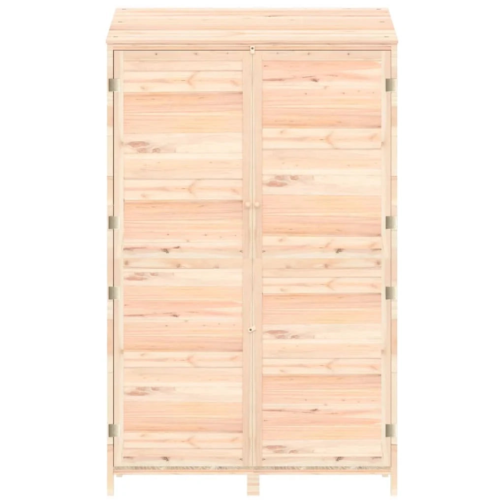 Casetta da giardino 102 x 52 x 174,5 cm in legno massello di abete marrone 02_0044043
