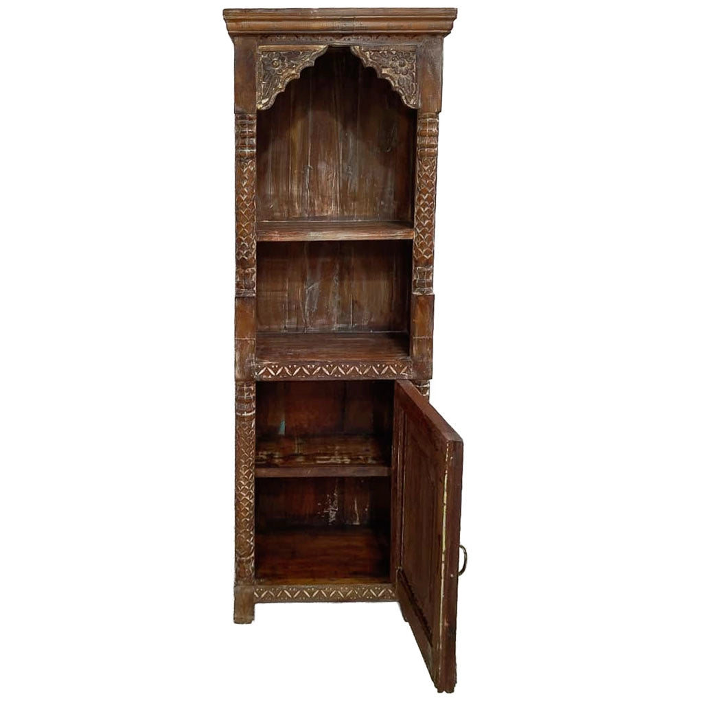 Libreria artigianale in legno 58x35x183h cm