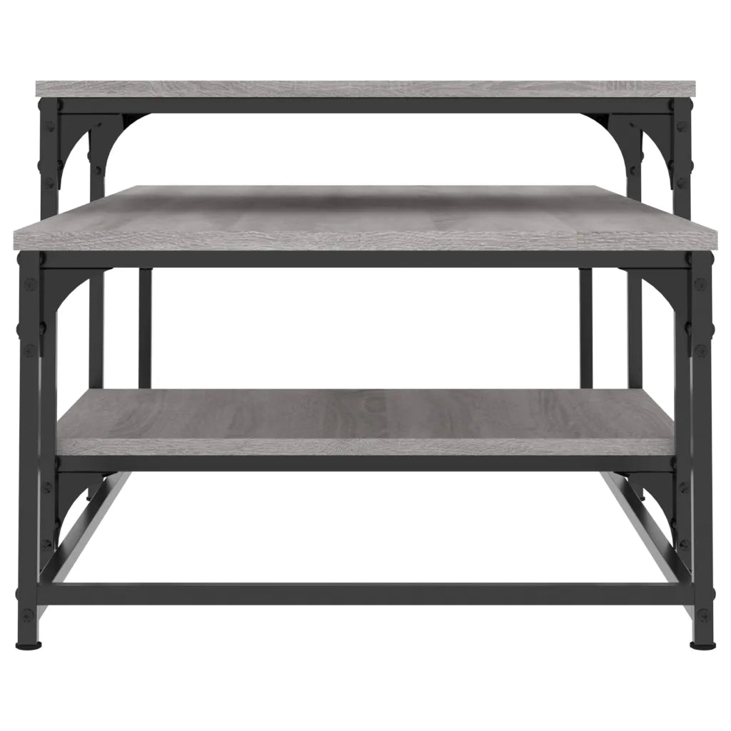 Tavolino da salotto | Tavolino da caff¨¨ | Tavolino da Soggiorno Grigio Sonoma 102x60x45cm Legno Multistrato