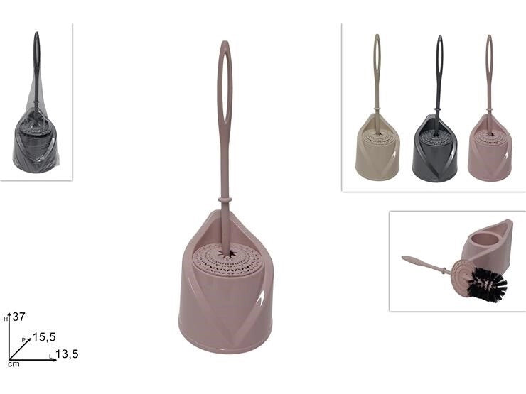 1 Pezzo Portascopino WC Spazzolone Bagno Completo 3 Colori
