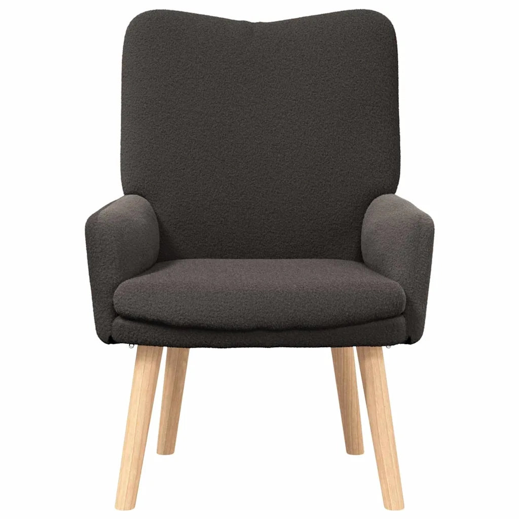 Poltrona-Divano Sedia-Poltroncina Grigio scuro 63 x 67 x 94 cm