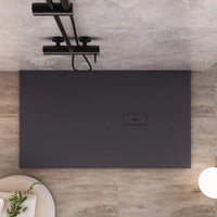 Piatto Doccia in Pietra 90x100 cm Bonussi Manila Nero