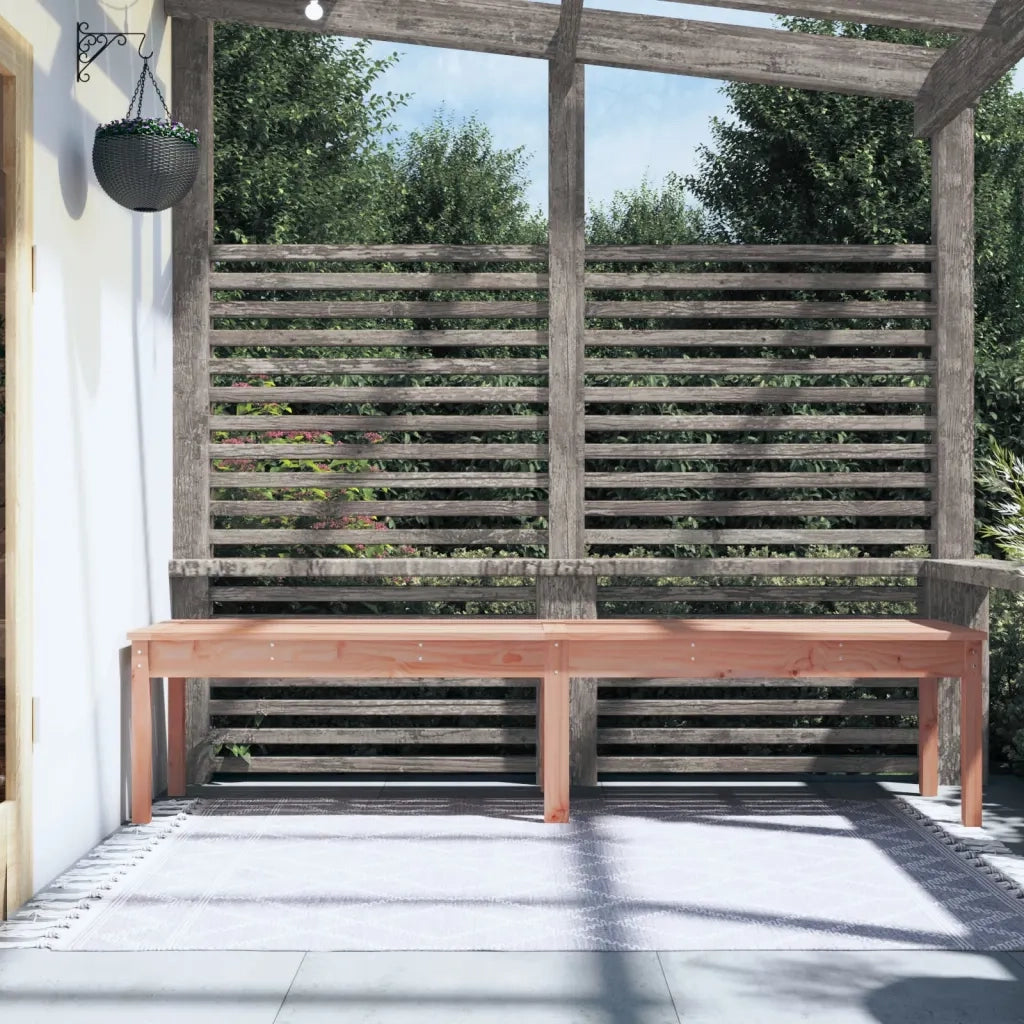 Panca da Giardino 2 Posti 203,5x44x45 cm Legno Massello Douglascod mxl 82294