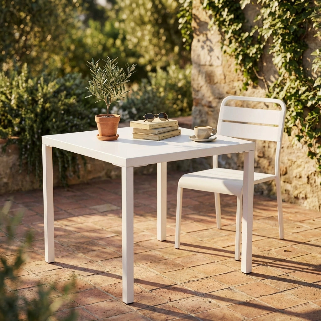 Tavolo da Giardino Quadrato cm 80x80 - CHAD