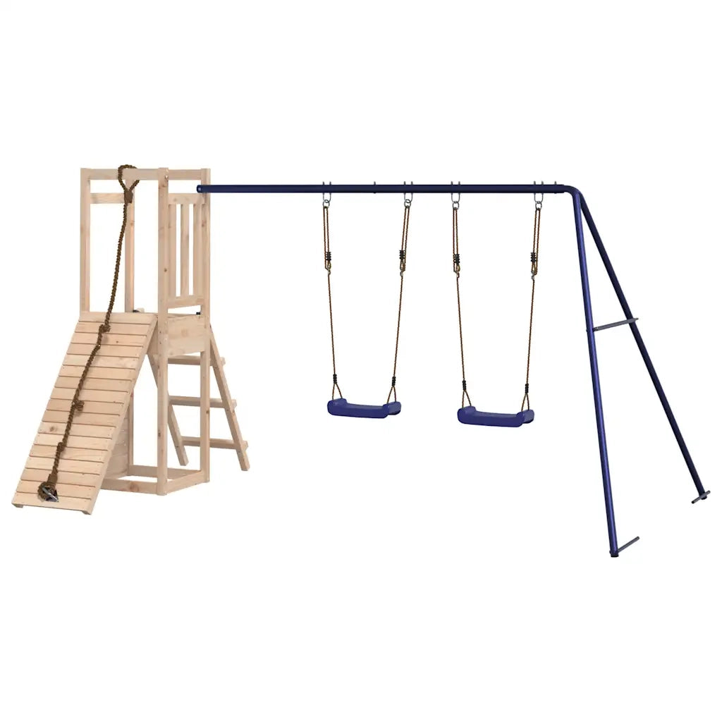 Set da Gioco da Esterno in Legno Massello di Pino 3155921