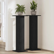 Supporto per piante 2 pz Rovere Nero 30 x 30 x 95 cm 3345110