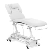 Lettino da massaggio elettrico professionale lettino da massaggio lettino per trattamenti di fisioterapia 2 motori 200 kg bianco 14_0007753