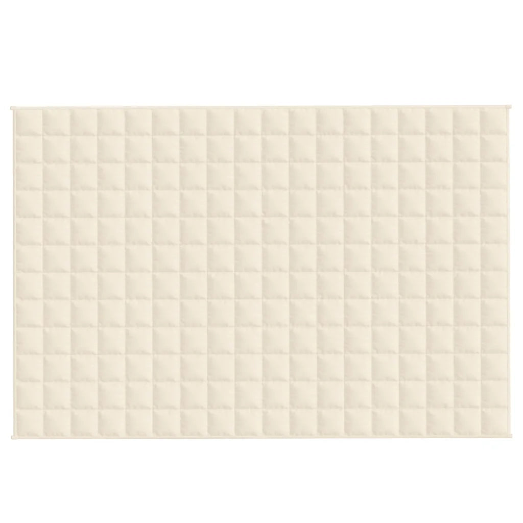 Coperta Ponderata Crema Chiaro 120x180 cm 5 kg Tessuto 350806