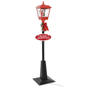 Lampione di Natale con Babbo Natale 180 cm LED cod mxl 42192
