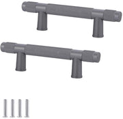 Maniglie in alluminio per mobili - Larghezza 148 mm - Distanza tra ganci 96 mm - Dimensioni 148x12x30 mm