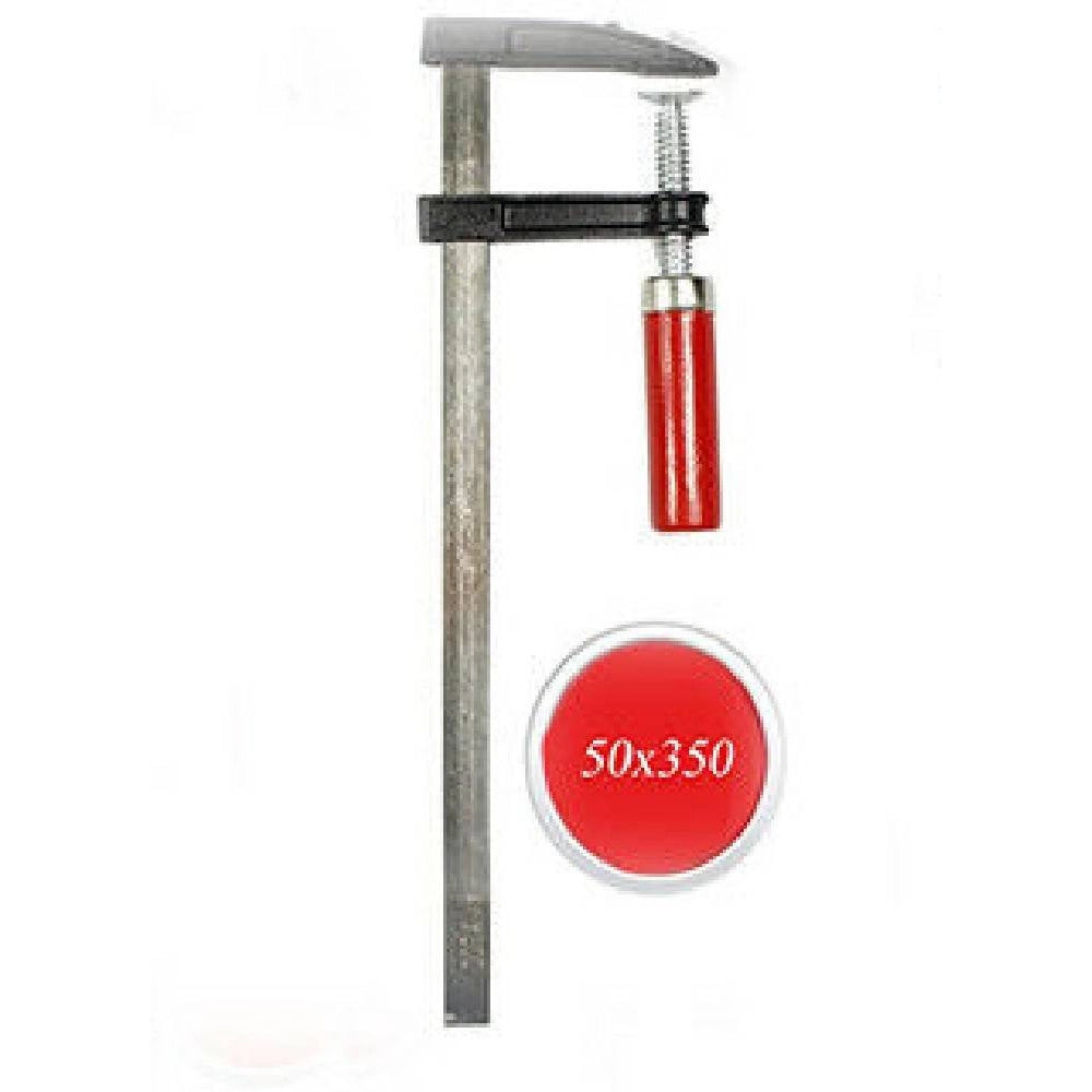 Trade Shop - Morsetto A Vite Da Falagname Per Bricolage Morsa Morsetta Di Serraggio 50x350mm -