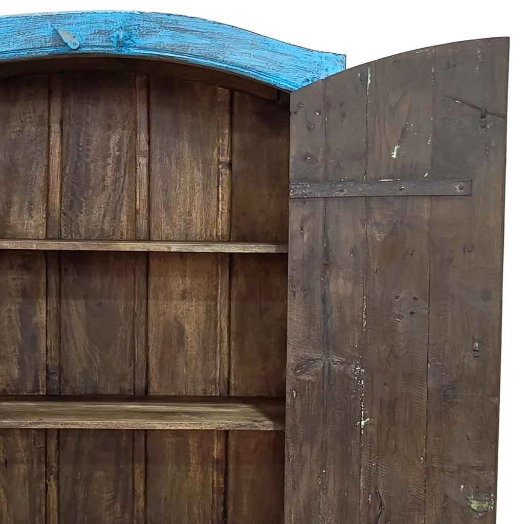 Armadio in legno fatto a mano 90-100x37x170-195h cm