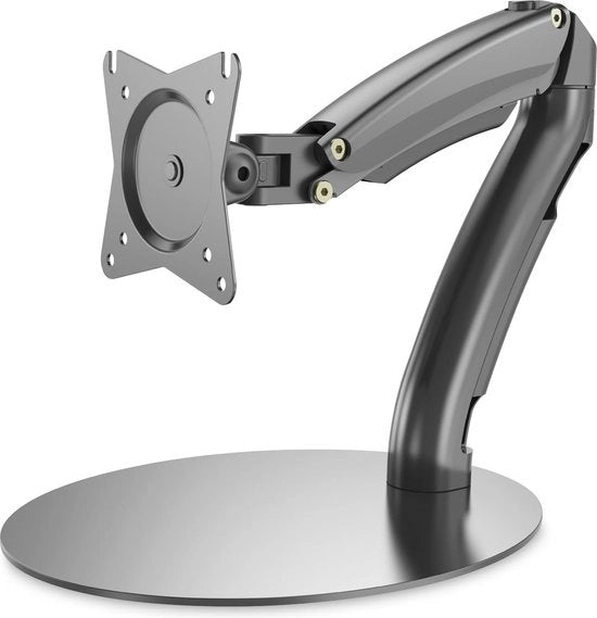Sostegno per Monitor - Piastra e Supporto per Monitor - 1 Monitor - Fino a 27 pollici - Fino a 1x 6.5 kg - VESA 75 & 100 - Nero