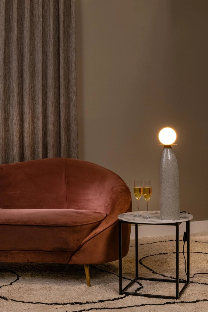 Lampada da tavolo FIGARO 1xG9 grigia in porcellana Lucide