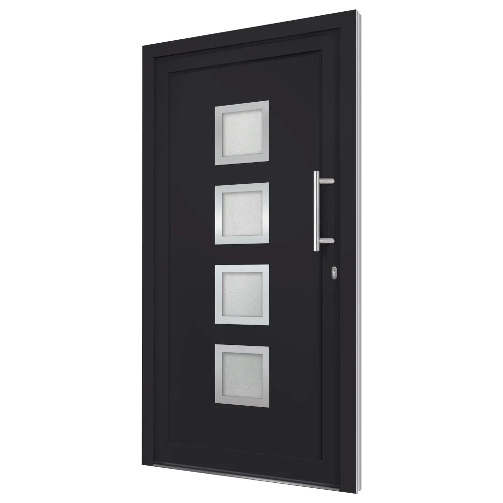 Porta di Ingresso Antracite 88x200 cm cod mxl 60423