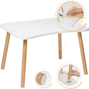 Set di tavolo e sedie per bambini - Mobili di alta qualità - Adatti per bambini - MDF e legno - 70 x 50 x 47 cm