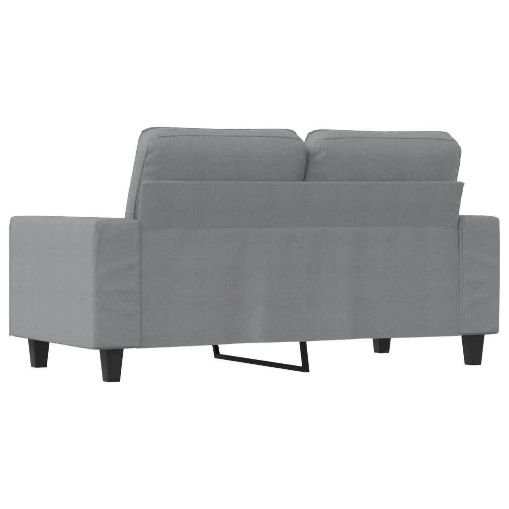 Divano a 2 Posti Grigio Chiaro 120 cm in Tessuto 359383