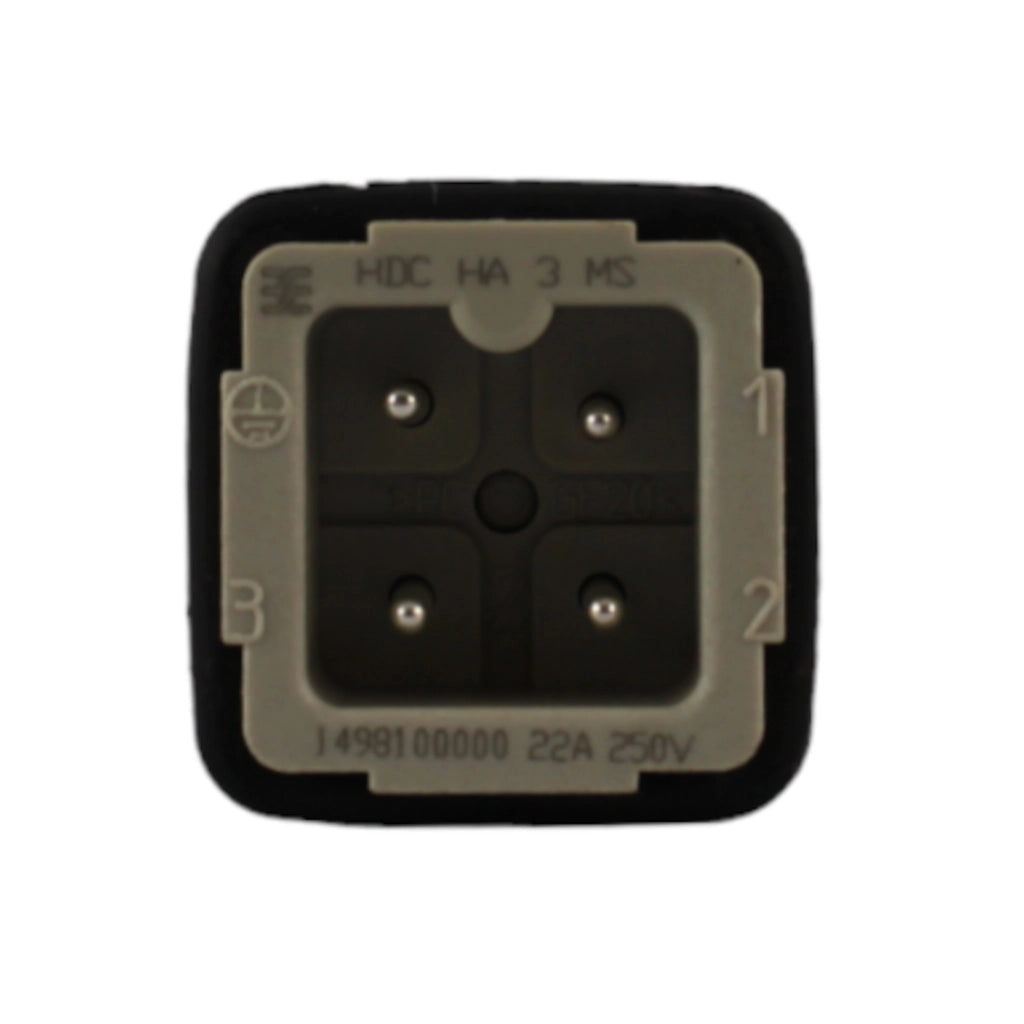 Inserto maschile 3P+T a vite HARTING