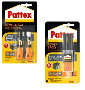 HENKEL PATTEX POWER EPOXY ACCIAIO LIQUIDO GR. 22 BLS ART. 28