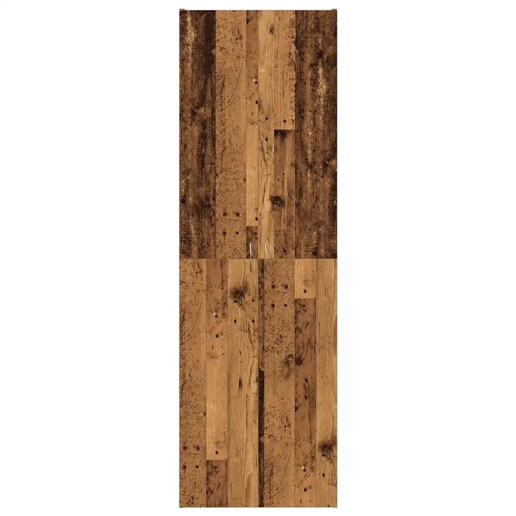 Credenza-Buffet-Armadio da cucina Legno Antico 60x32x190 cm in Truciolato