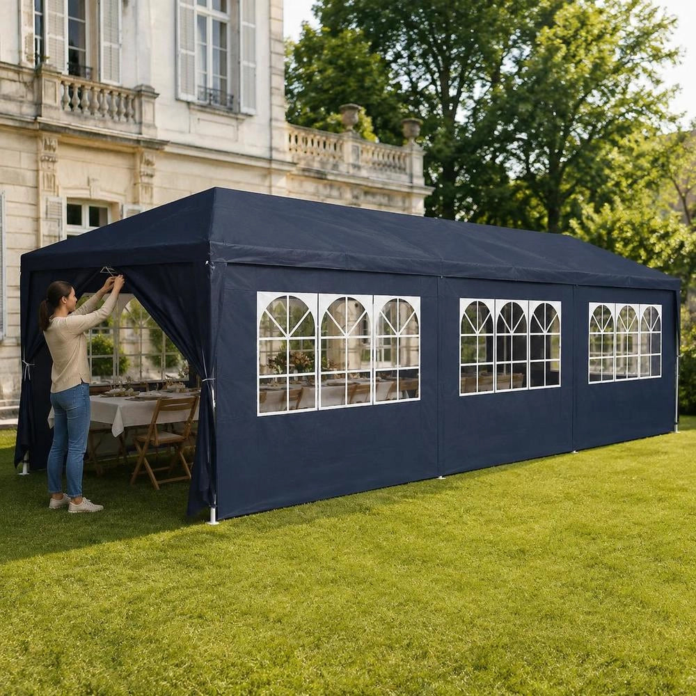Party Tent 3x9 M Blue