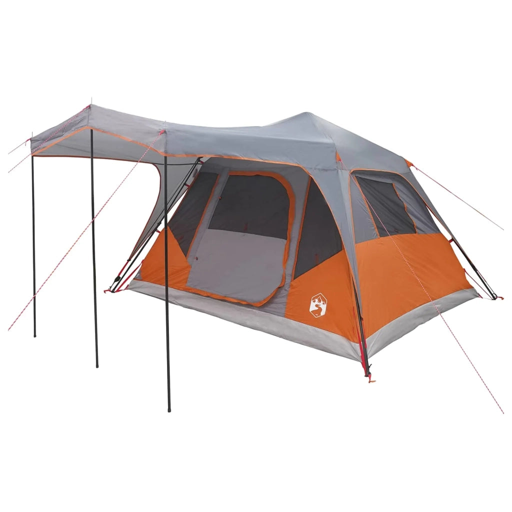 Tenda Familiare con tetto Grigio e arancione 305 x 275 x 190 cm 42028709