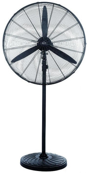 Ventilatore a Colonna Industriale Diametro 66 cm Nero 130 Watt