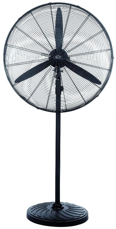 Ventilatore a Colonna Industriale Diametro 66 cm Nero 130 Watt