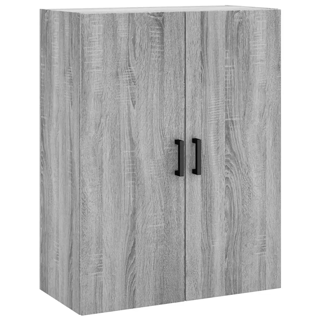 Credenza Grigio Sonoma 69,5x34x180 cm in Legno Multistrato 3195793