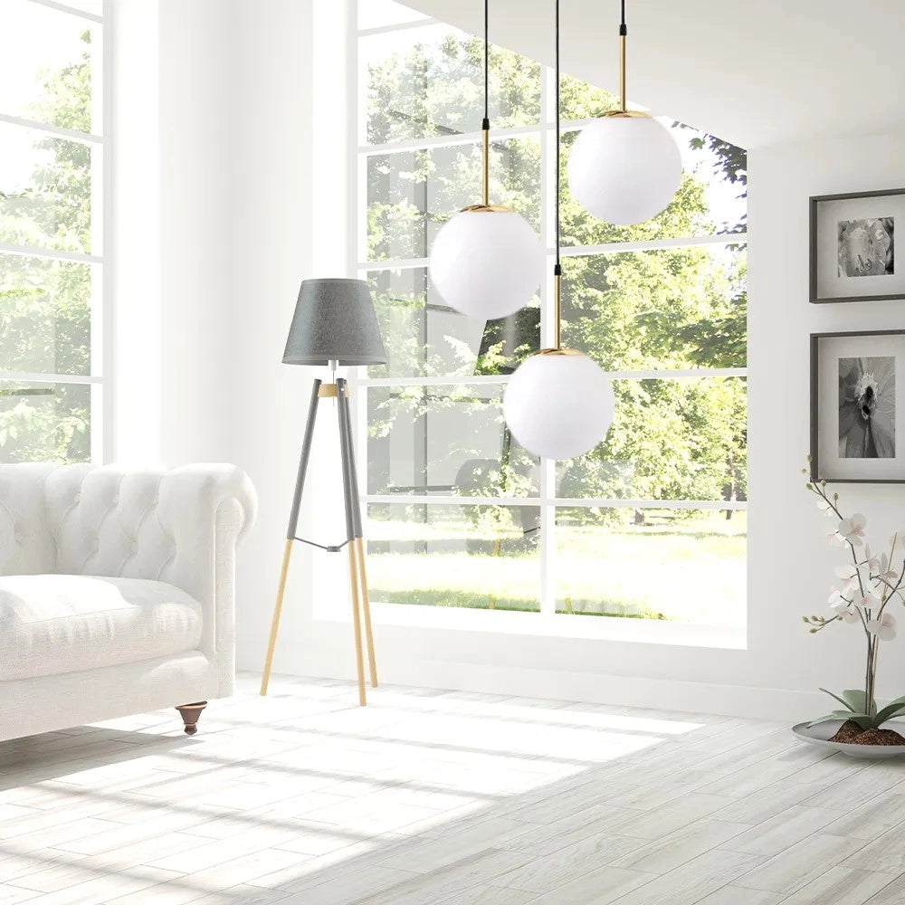 Lampa Sufitowa Metalowa Nowoczesna Silver Chrome