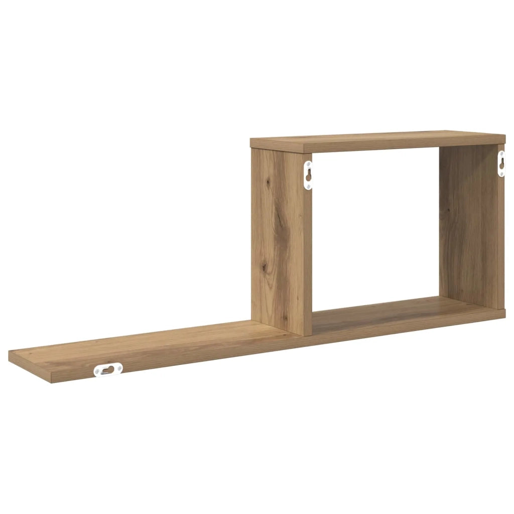 Scaffali flottanti 2 pcs Rovere Artigianale 80 x 15 x 30 cm 8012331