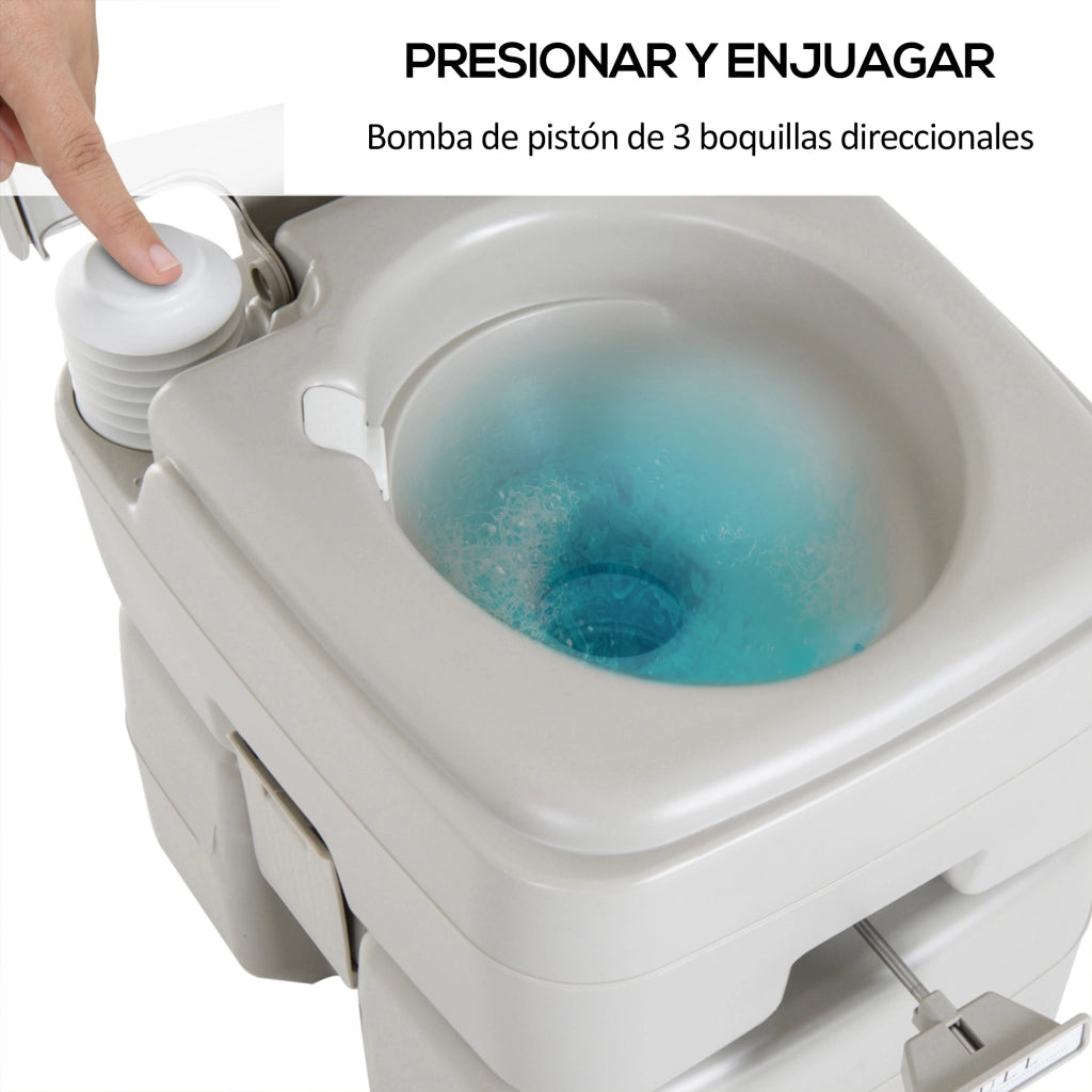 WC Chimico Portatile per Bagno M¨®vil ¨C zephmum ¨C 41.5x36.5x42 cm HDPE