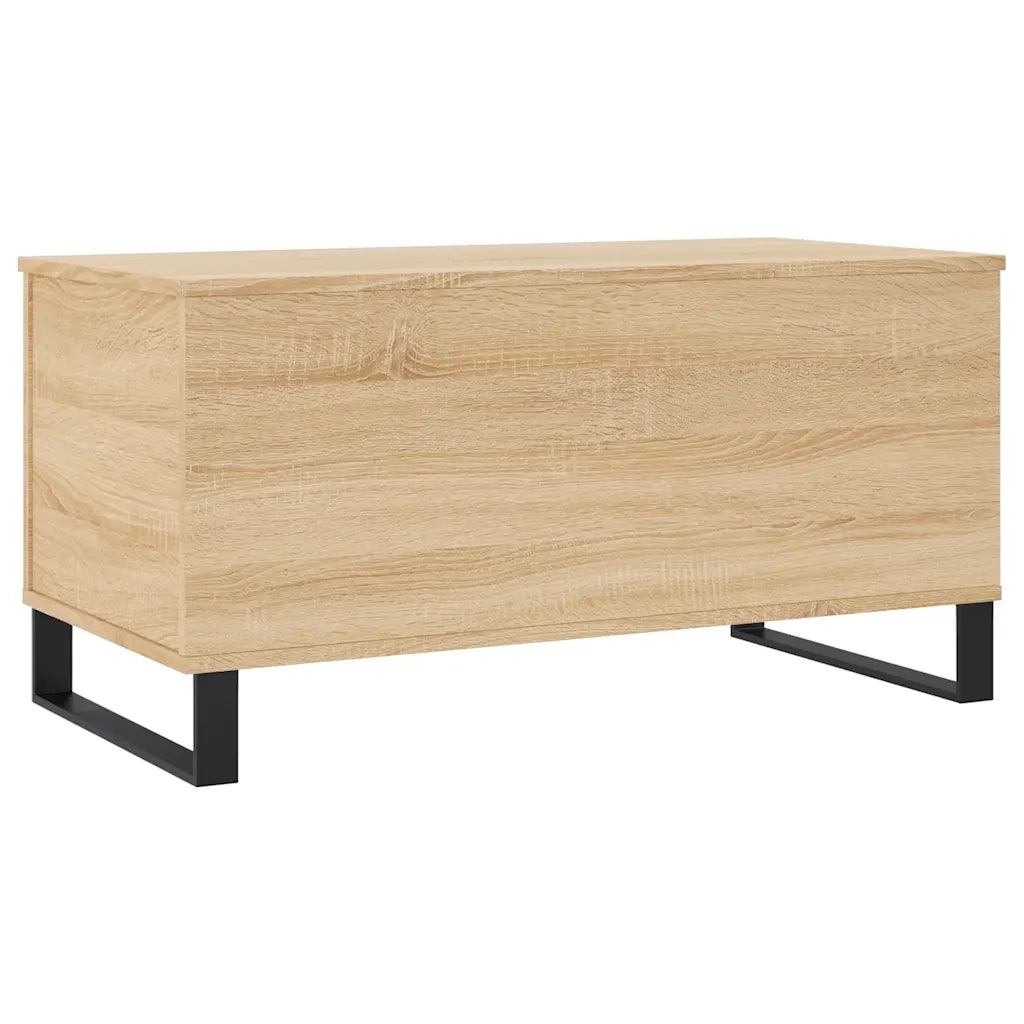 Tavolino Salotto-Tavolino da soggiorno-Tavolo Rovere Sonoma 90x44,5x45 cm Legno Multistrato 865225