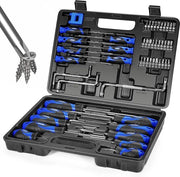 Set di chiavi a trogolo, 51 pezzi, set di chiavi a trogolo multifunzione con custodia, chiave a trogolo precisa, set di chiavi a trogolo magnetico per fai da te, miglioramento, artigianato, regalo per uomo