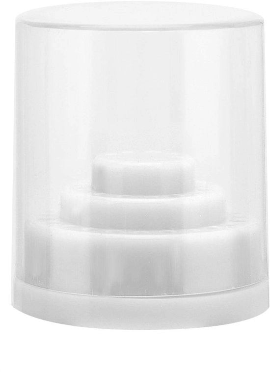 Organizzatore per punteruoli - Display per punteruoli - Impermeabile e trasparente - Bianco - Visualizzatore per punteruoli - Adatto per attrezzature manicure