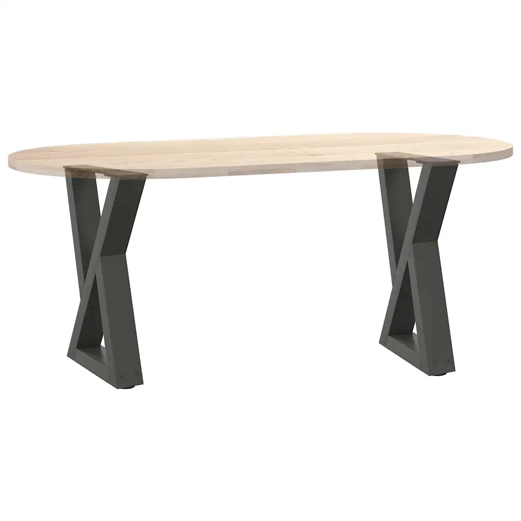 Gambe per Tavolino da Caffè 2 pz Antracite 28x(42-43,3) cm Acciaio 4012698
