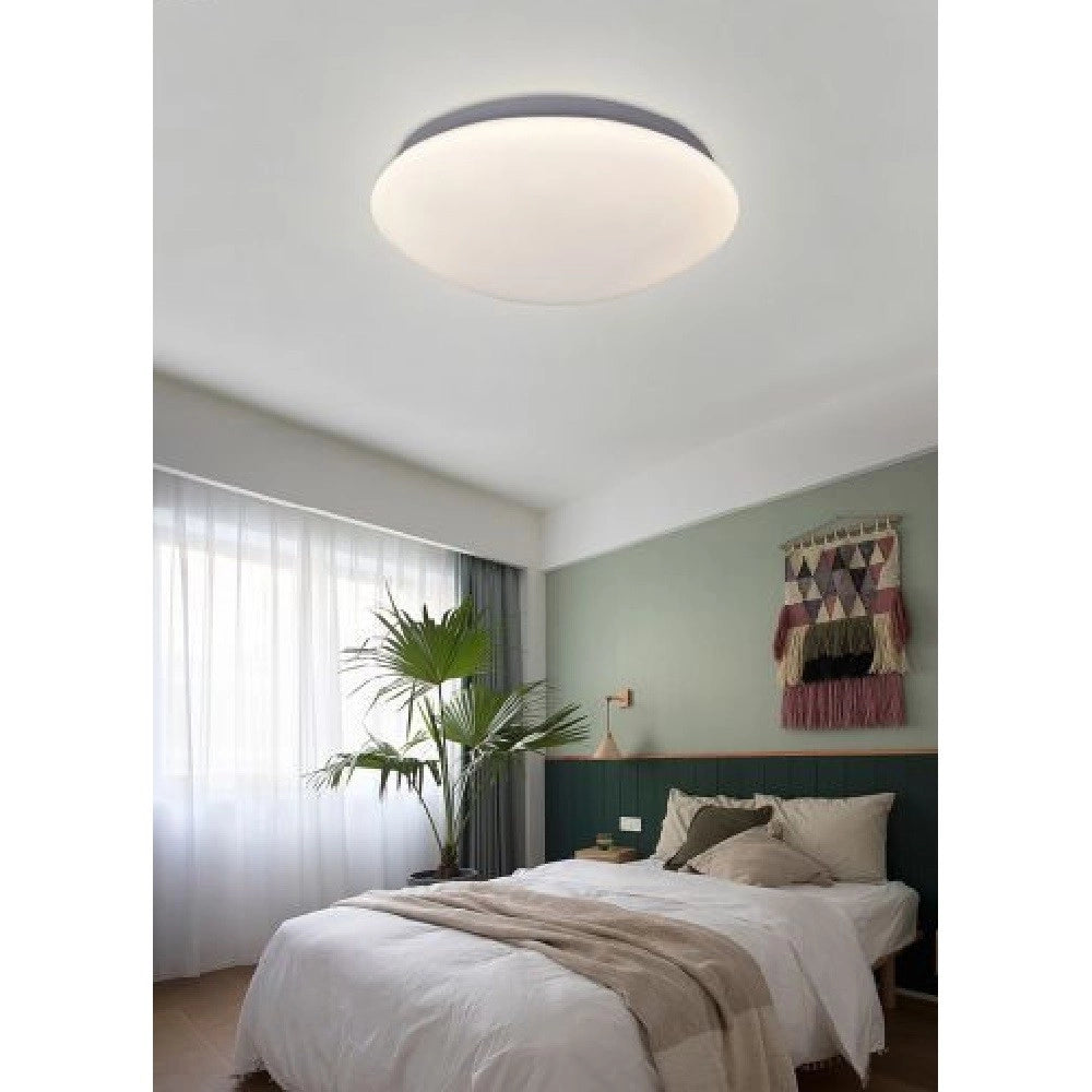 Trade Shop - Lampadario Da Soffitto Plafoniera Led 24 Watt Cupola Diversi Toni Di Luce C0 -