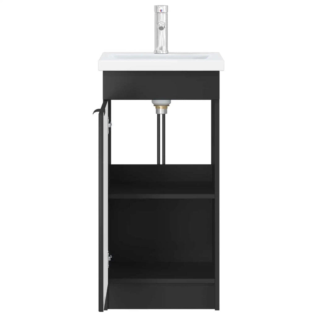 Mobile da bagno con lavabo Nero 42 x 40 x 84,5 cm 890085