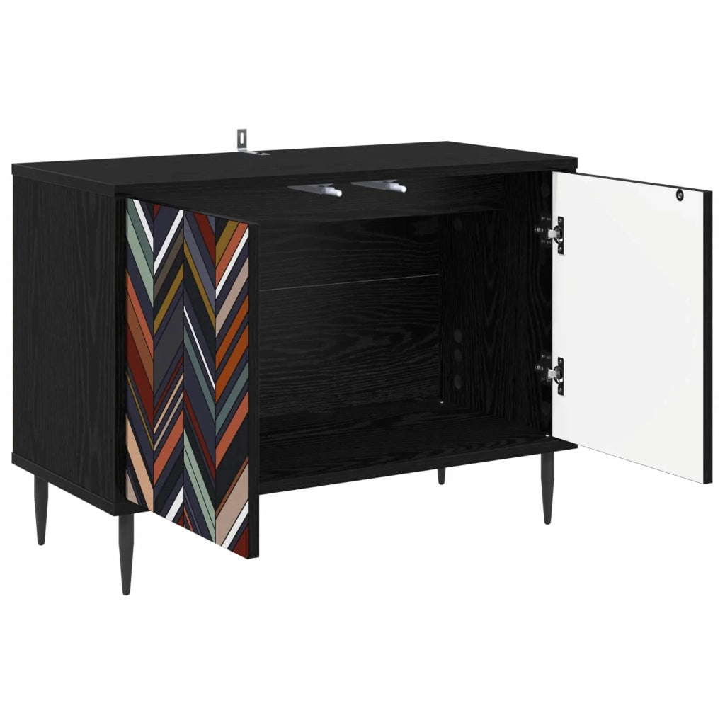 Mobile TV OMMEN 69 x 33 x 50,5 cm Rovere Nero 8007019