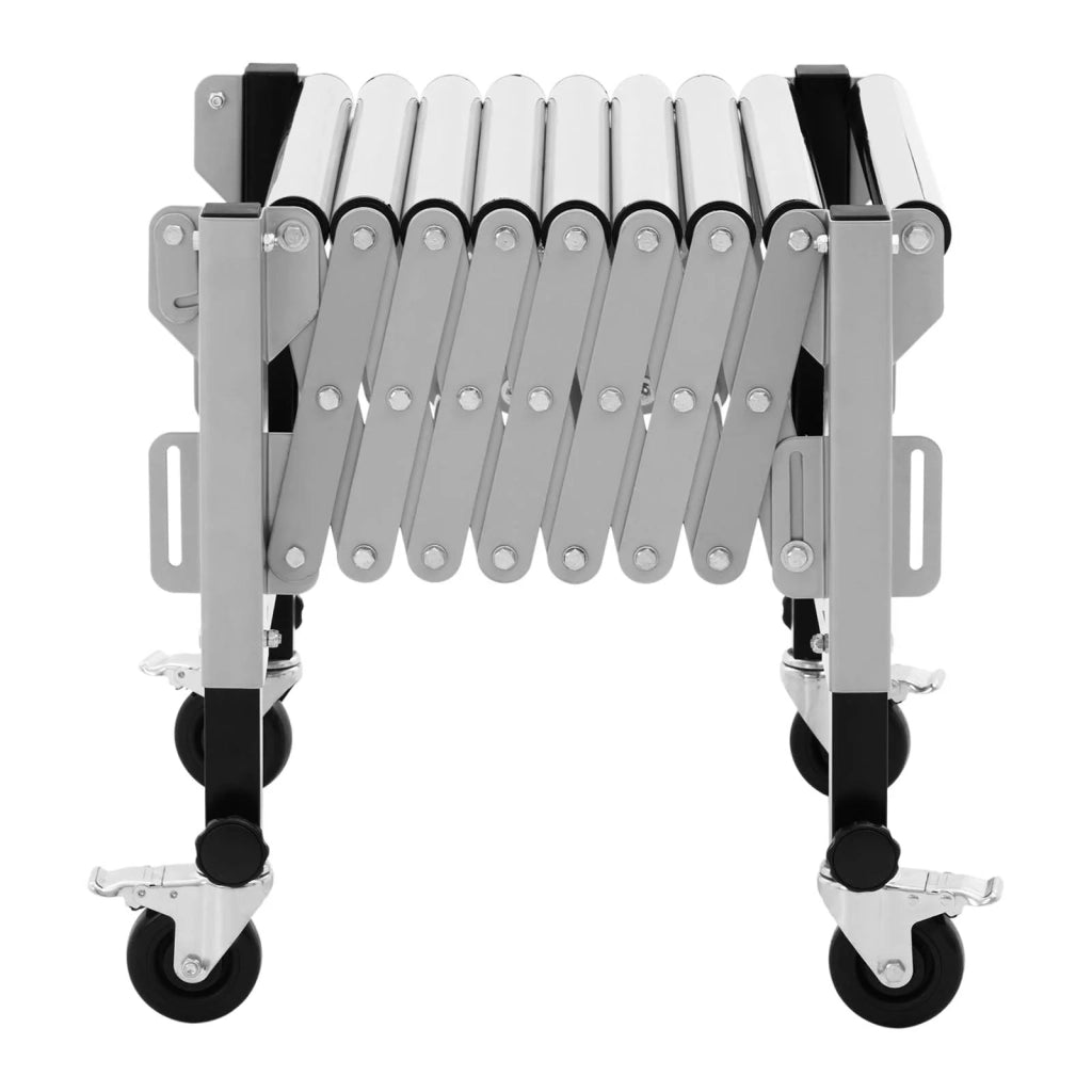 Trasportatore a rulli - 130 kg - 147 cm - 9 rulli - regolabile in altezza - pieghevole 14_0007253