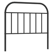 Testiera | Testata di Ricambio in Metallo Nero 100 cm