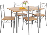 ® Gruppo di Sedute Paul Set 5 Pezzi Tavolo da Pranzo con 4 Sedie Set di Mobili per Sala Cucina Soggiorno Salotto Set da Pranzo Tavoli Sedia