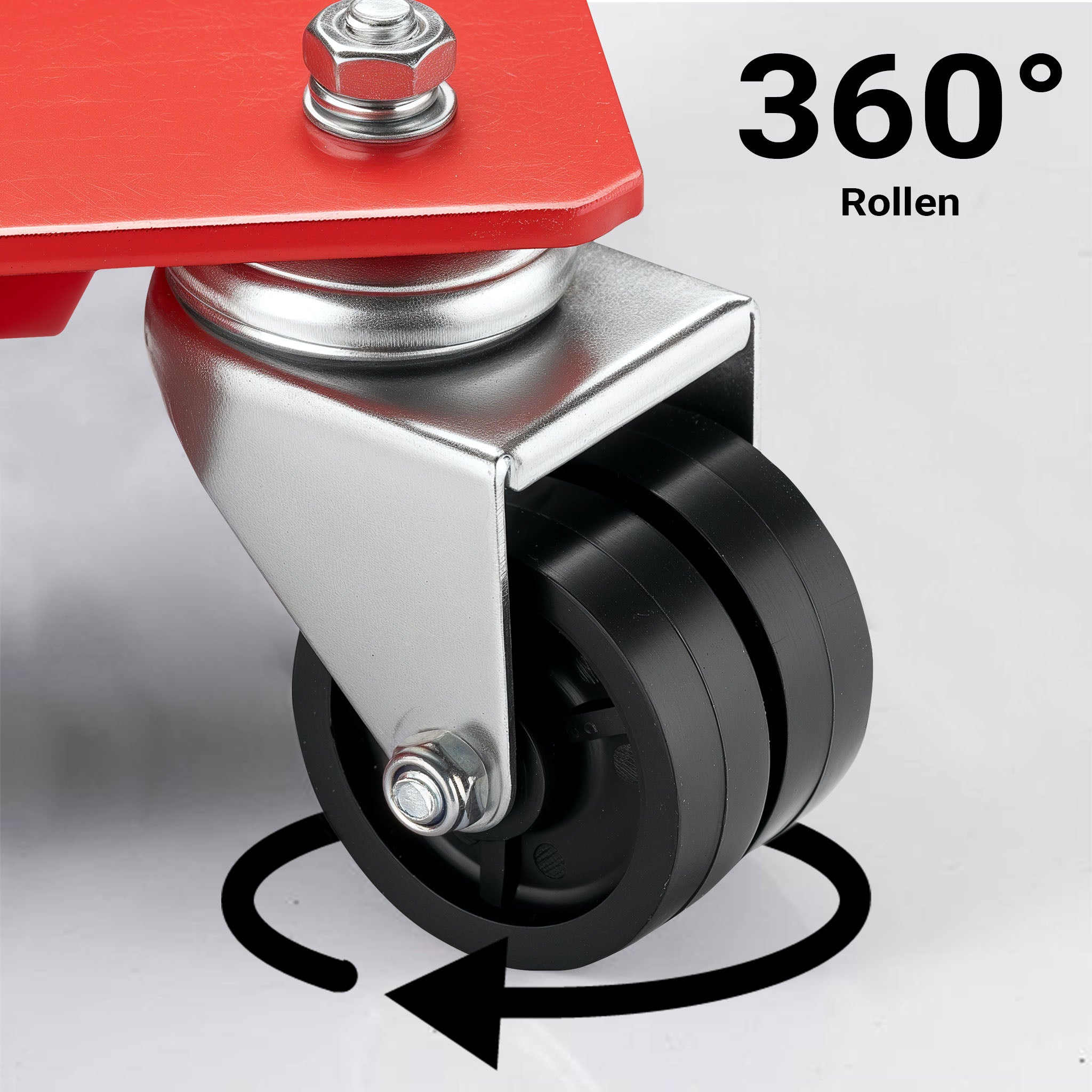 Carrello sposta moto Ausilio di manovra per moto scooter Pedana 60x42x7,5cm Max 250kg