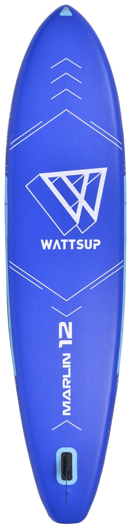 SUP Tavola Gonfiabile 365x84x15 cm con Pagaia Zaino e Accessori Wattsup Marlin Blu