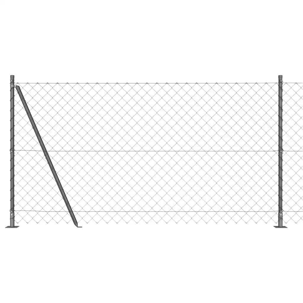 Palo della recinzione | Pannello per recinzione Grigio 25 x 1,2 m (maglie 60 x 60 mm)