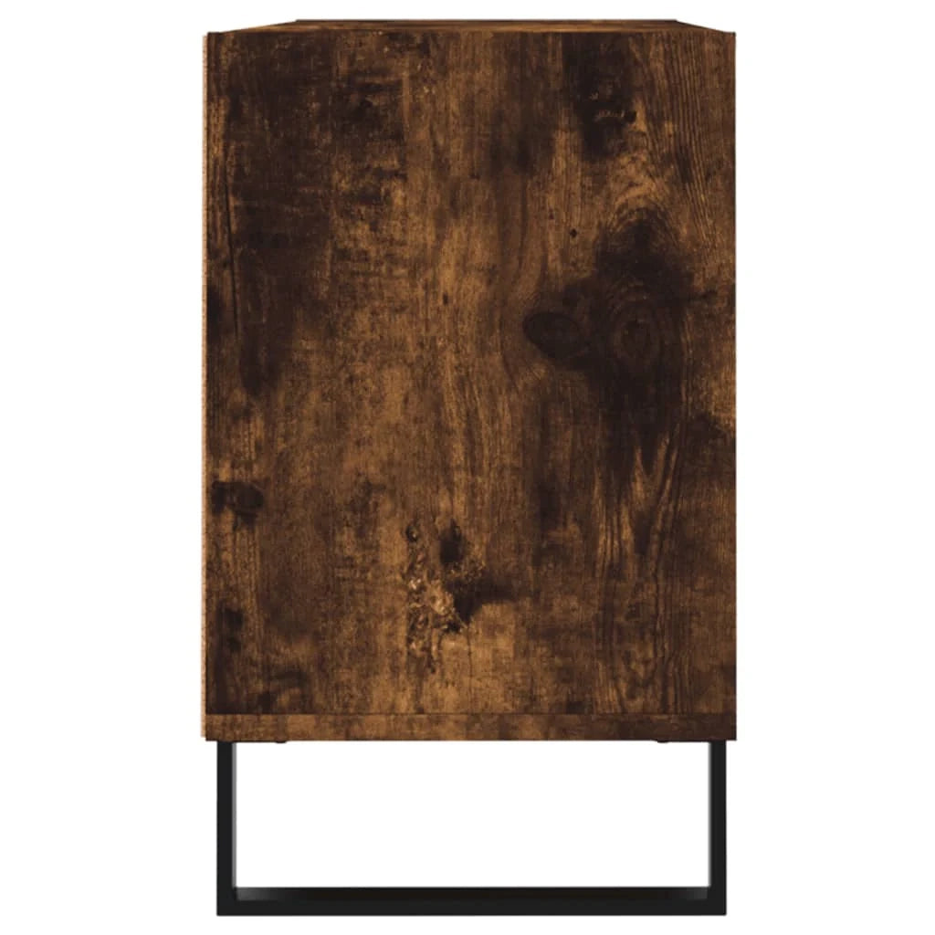 Mobile TV multimediale scaffale TV credenza mobile TV sala da pranzo soggiorno camera da letto rovere affumicato 103,5 x 30 x 50 cm legno ingegnerizzato marrone 02_0027311