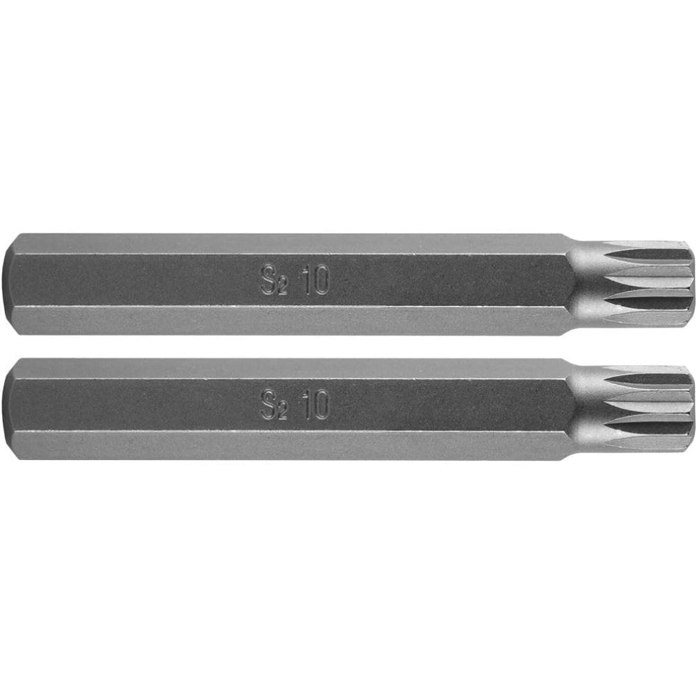 Topex 10-908 inserto spline m10 0 x 75 mm, acciaio s2 x 2 pz